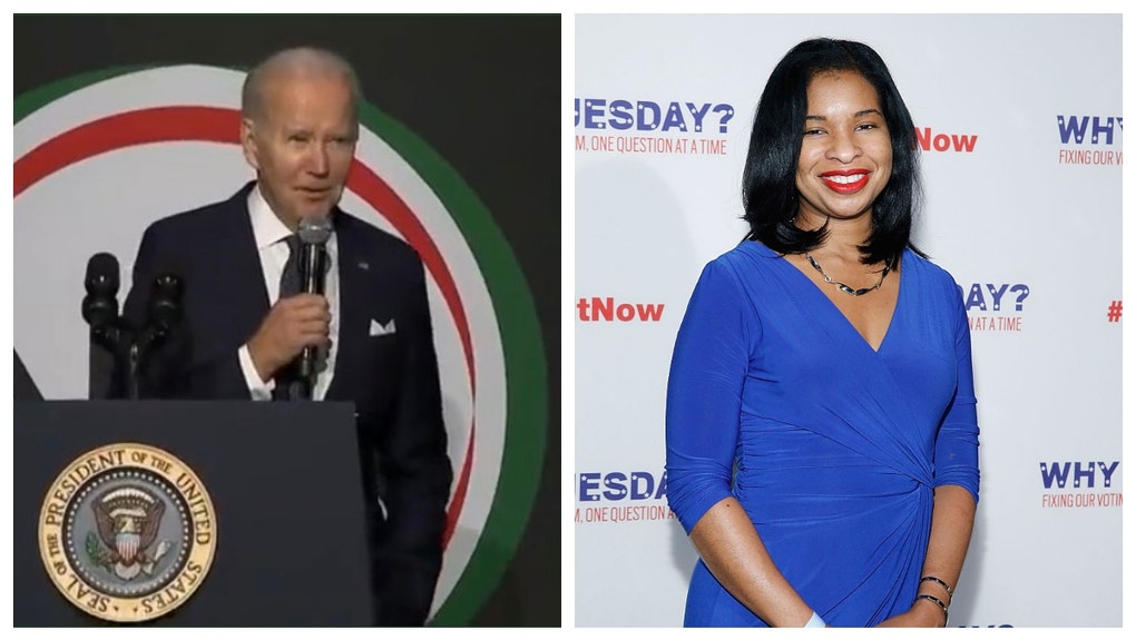 Joe Biden has tough time remembering Arndrea Waters name.