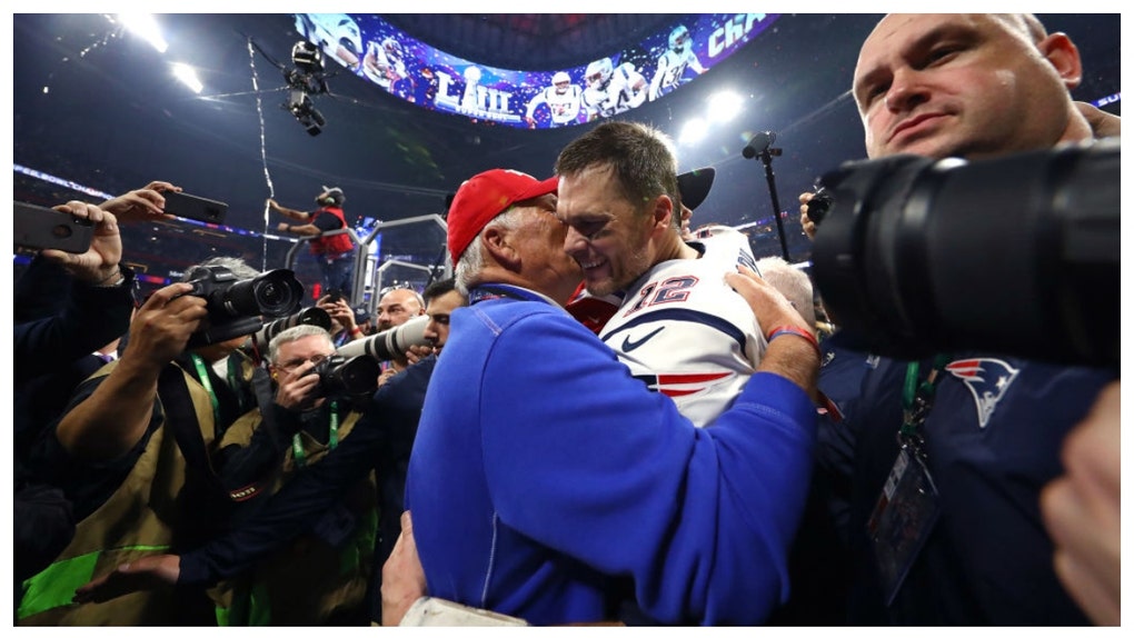 Tom Brady and Tom Brady Sr.