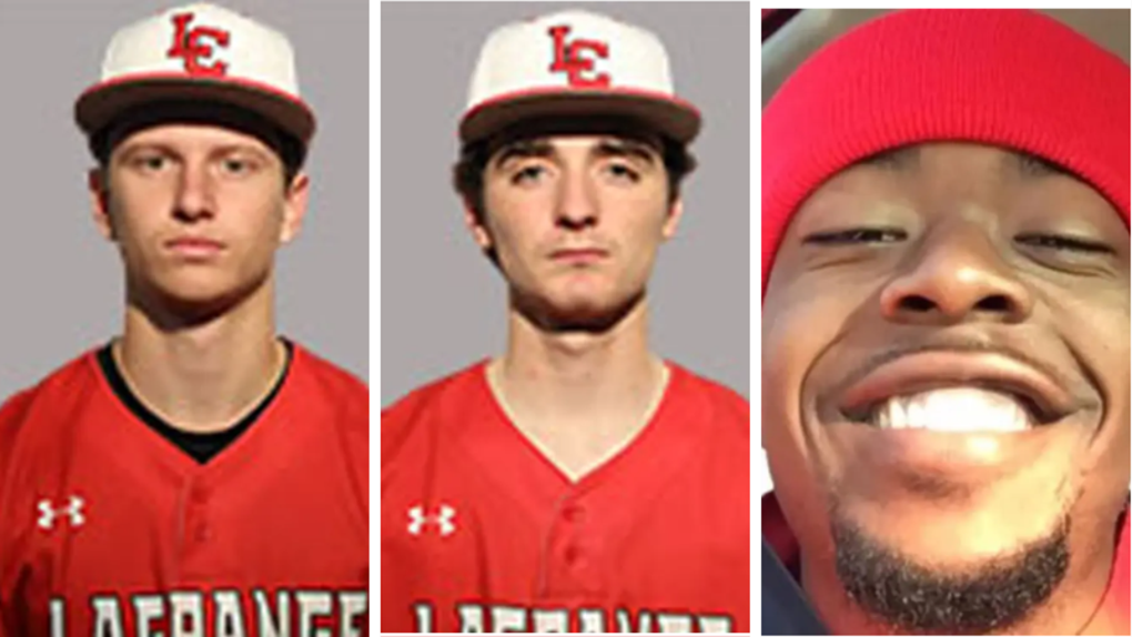 Two baseball pitchers and driver smile