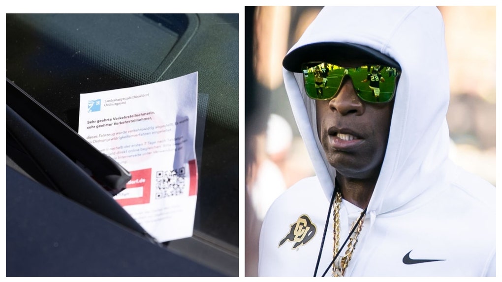 deion sanders parking ticket