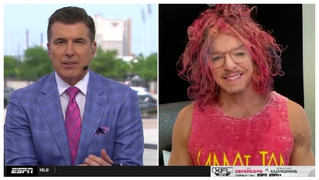 ESPN carrot top college gameday interview.