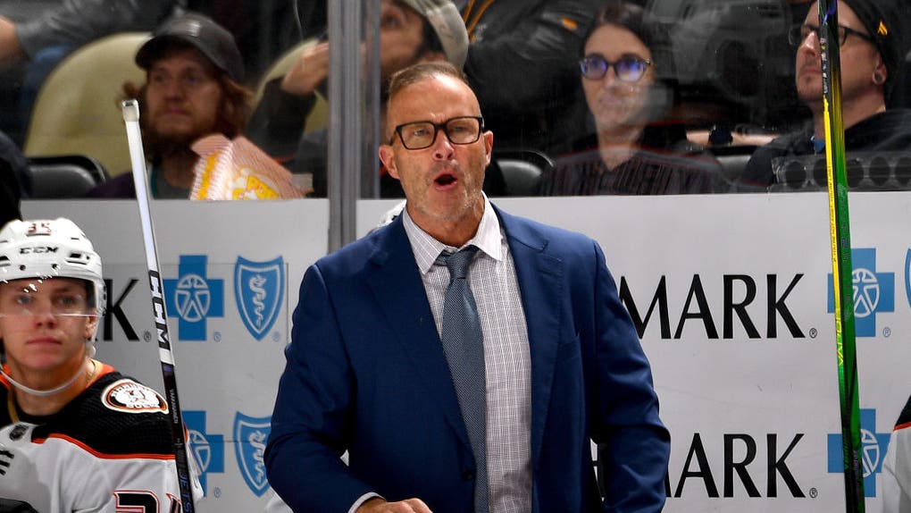 Anaheim Ducks head coach Greg Cronin