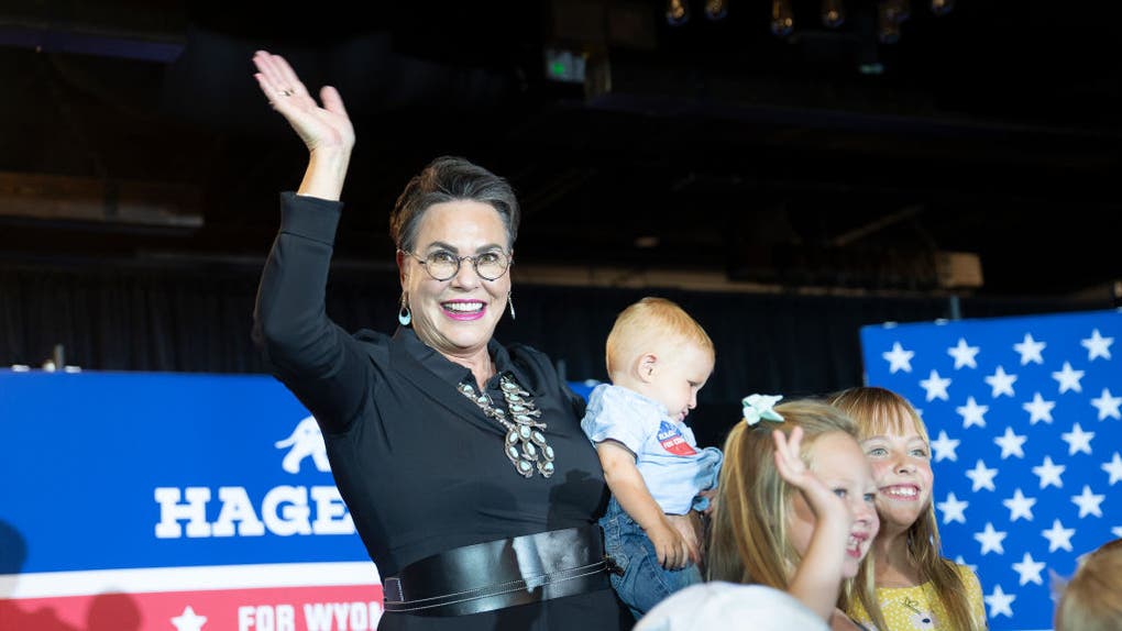 Wyoming Candidate For Congress Harriet Hageman Holds Her Primary Election Night Party