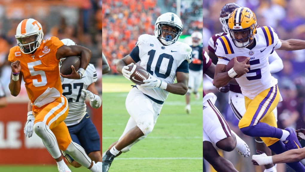 Tennessee's Hendon Hooker, LSU's Jayden Daniels and Penn State's Nick Singleton