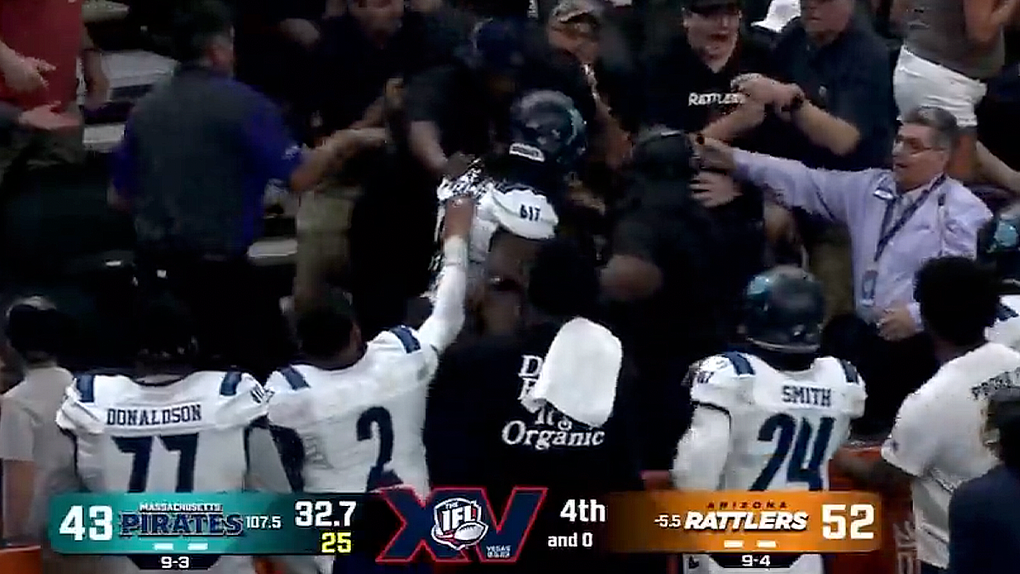 indoor-football-league-massachusetts-pirates-arizona-rattlers-fan-fight-brawl-melee