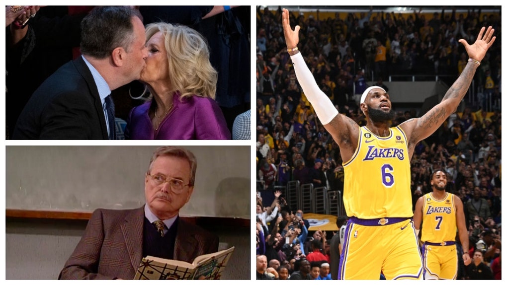 Creepy Jill Biden Kiss, Phil Knight Casually Watches LeBron, Mr. Feeny The Swinger And A Jeopardy! Fail