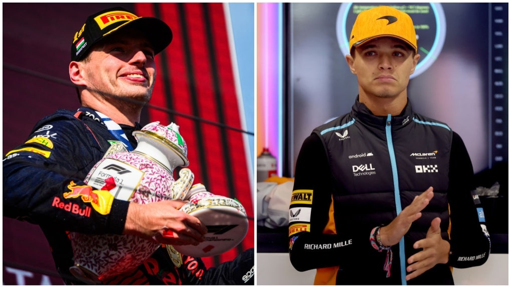 Max Verstappen and Lando Norris