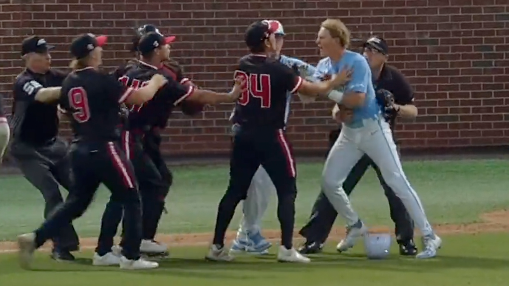 north-carolina-unc-gardner-webb-van-brake-vera-fight