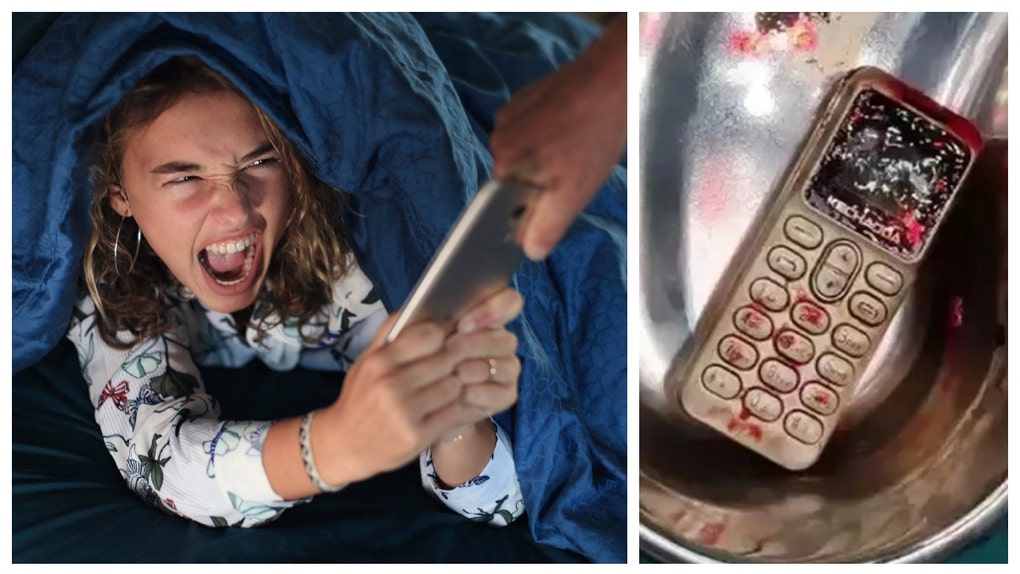 Teen in India swallows phone.