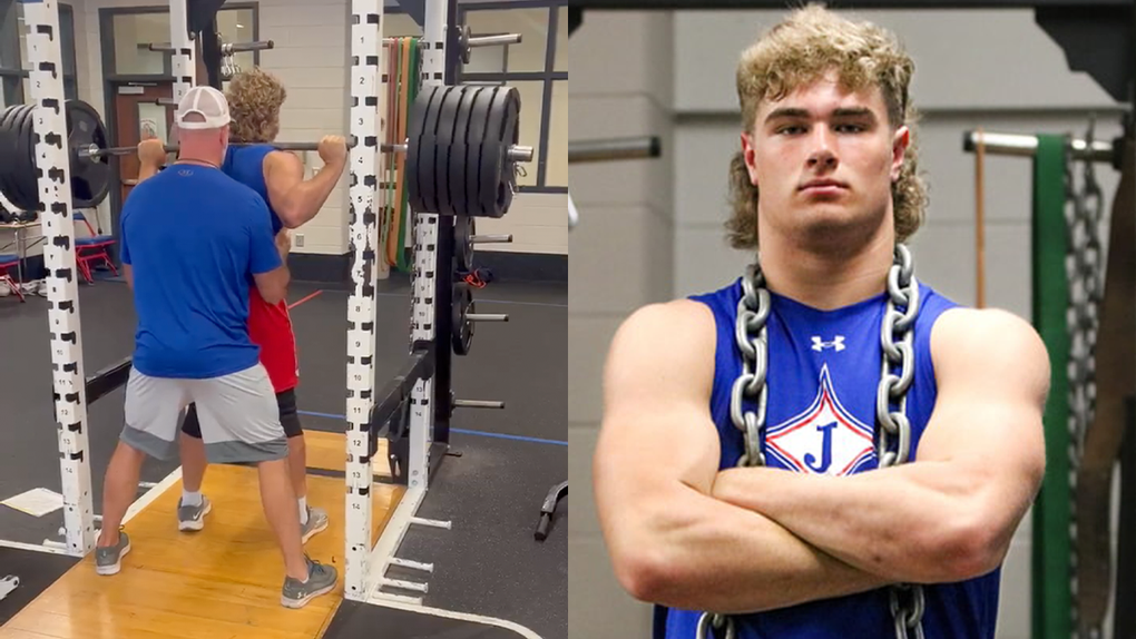 sammy-brown-recruiting-linebacker-viral-power-clean-squat-585-clemson-commit