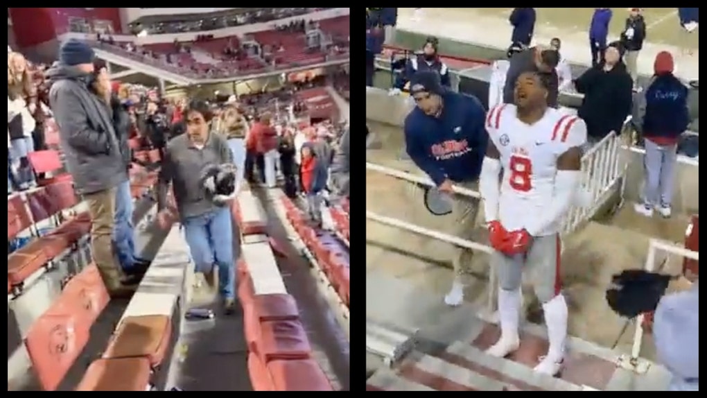 Ole Miss Player Has Helmet Stolen After Arkansas Loss, Gets It Back Following Police Foot Chase