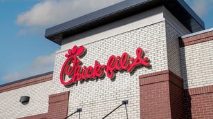 Chick-fil-A logo on restaurant building