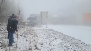 Pennsylvania highway crash video snow squalls