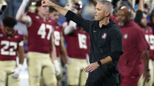 Florida State head coach Mike Norvell against Louisville in ACC Championship