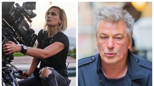 Actor Alec Baldwin posts about the anniversary of Halyna Hutchins' death. She died after being shot on the set of "Rust." (Credit: Getty Images and Instagram)