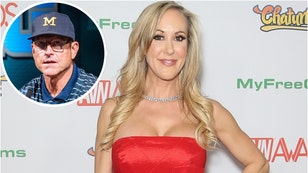 Porn star Brandi Love shows support for Michigan amid cheating scandal. (Credit: Getty Images)