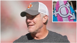 Brett Favre is stunned by the public discourse in the country when it comes to many issues. He discussed it with Donald Trump Jr. (Credit: Getty Images)