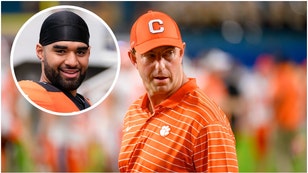 DJ Uiagalelei's dad Dave seems to really not like his son's former coach Dabo Swinney. He publicly ripped him over the transfer portal. (Credit: Getty Images)