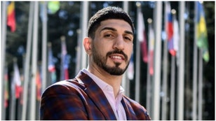 Enes Kanter Freedom teases congressional run. (Credit: Getty Images)