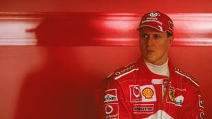 cb623ce0-A portrait of Michael Schumacher of Germany and the Ferrari team