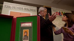 Famous Baseball Card of Honus Wagner Goes to Auction