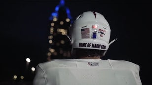 South Alabama will wear helmets against Tulane that say 'Home Of Mardi Gras'