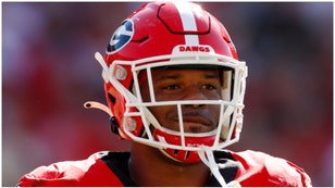 Georgia star LB Jamon Dumas-Johnson arrested on multiple charges. (Credit: Getty Images)