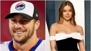 It appears Bills QB Josh Allen and Hailee Steinfeld are getting pretty serious. The two were spotted kissing in Mexico. (Credit: Getty Images)