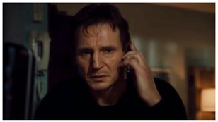 Hollywood star Liam Neeson didn't initially love iconic "Taken" scene. (Credit: Screenshot/Youtube Video https://www.youtube.com/watch?v=jZOywn1qArI)