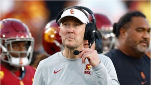 USC coach Lincoln Riley claims to have zero interest in taking an NFL job. Will Riley stay with the Trojans or leave with Caleb Williams? (Credit: Getty Images)