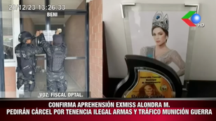 Miss Bolivia arms trafficking arrested drug trafficking