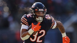 Detroit Lions running back David Montgomery with Chicago Bears