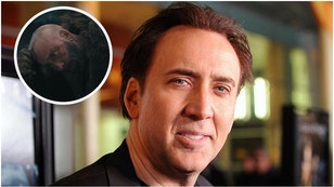 Nicolas Cage unrecognizable in new film "Butcher's Crossing." (Credit: Screenshot/YouTube Video https://www.youtube.com/watch?v=0WpU8wQhOXo and Getty Images)