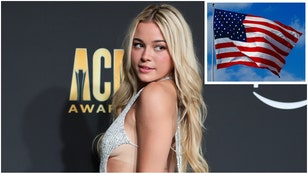 Olivia Dunne celebrated the 4th of July by declaring her pronouns are "USA" and hitting the beach in a bikini. See her viral posts. (Credit: Getty Images)