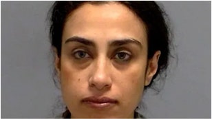 Ruba Almaghtheh arrested after allegedly driving car into what she thought was a Jewish school. (Credit: IMPD)
