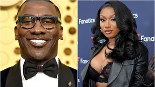 Shannon Sharpe goes on bizarre rant about Megan Thee Stallion. (Credit: Getty Images)