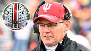 Indiana football coach Tom Allen won't reveal the team's kicker ahead of the team's game against Ohio State. See the best reactions. (Credit: Getty Images)