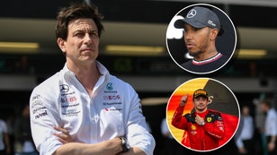 Toto Wolfe Lewis Hamilon and Charles Leclerc