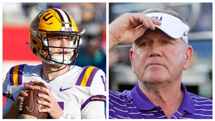 LSU QB Walker Howard announces he's transferring. Where will he go? (Credit: Getty Images)