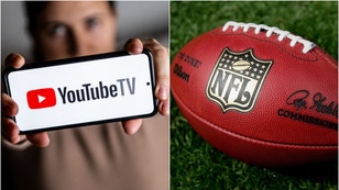 YouTube TV and NFL logo
