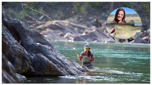 Lady angler Lea Anne Powell, Instagram fishing star, catches record bass.