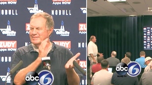Bill Belichick Lights Up When Chris Berman Crashes His Press Conference