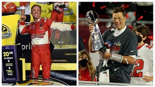 Kevin Harvick and Tom Brady share similar career paths.