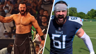 WWE's Drew McIntyre Plays Tennessee Titans LB For A Day