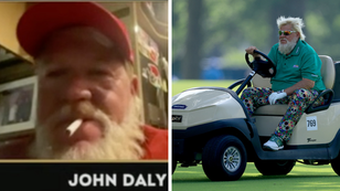 John Daly, Golf's Patron Saint, Conducts RV Interview From Church Parking Lot