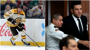 Milan Lucici of the BOston Bruins in court