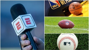 ESPN, MLB, NFL, and NBA logos