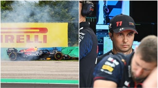 Sergio Perez Crash Hungary