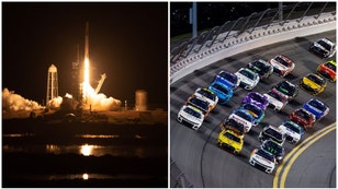 Spacex Launch and NASCAR Race
