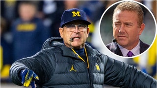 Michigan fans are threatening to not show up to College GameDay this Saturday in Ann Arbor. Will Wolverines fans boycott? (Credit: Getty Images)